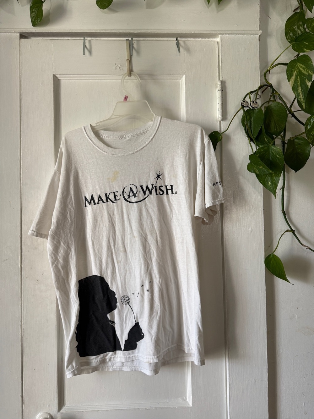 Make-A-Wish White Logo Graphic Tee ASSURANT